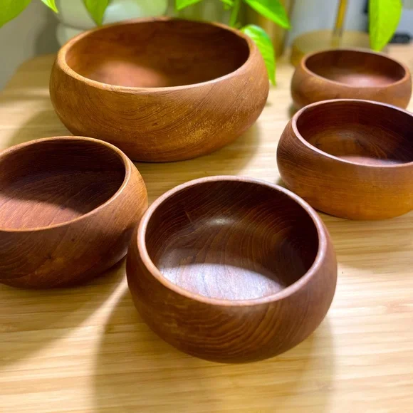 Gailstyn Sutton danish Genuine Teak 5 piece set Accents